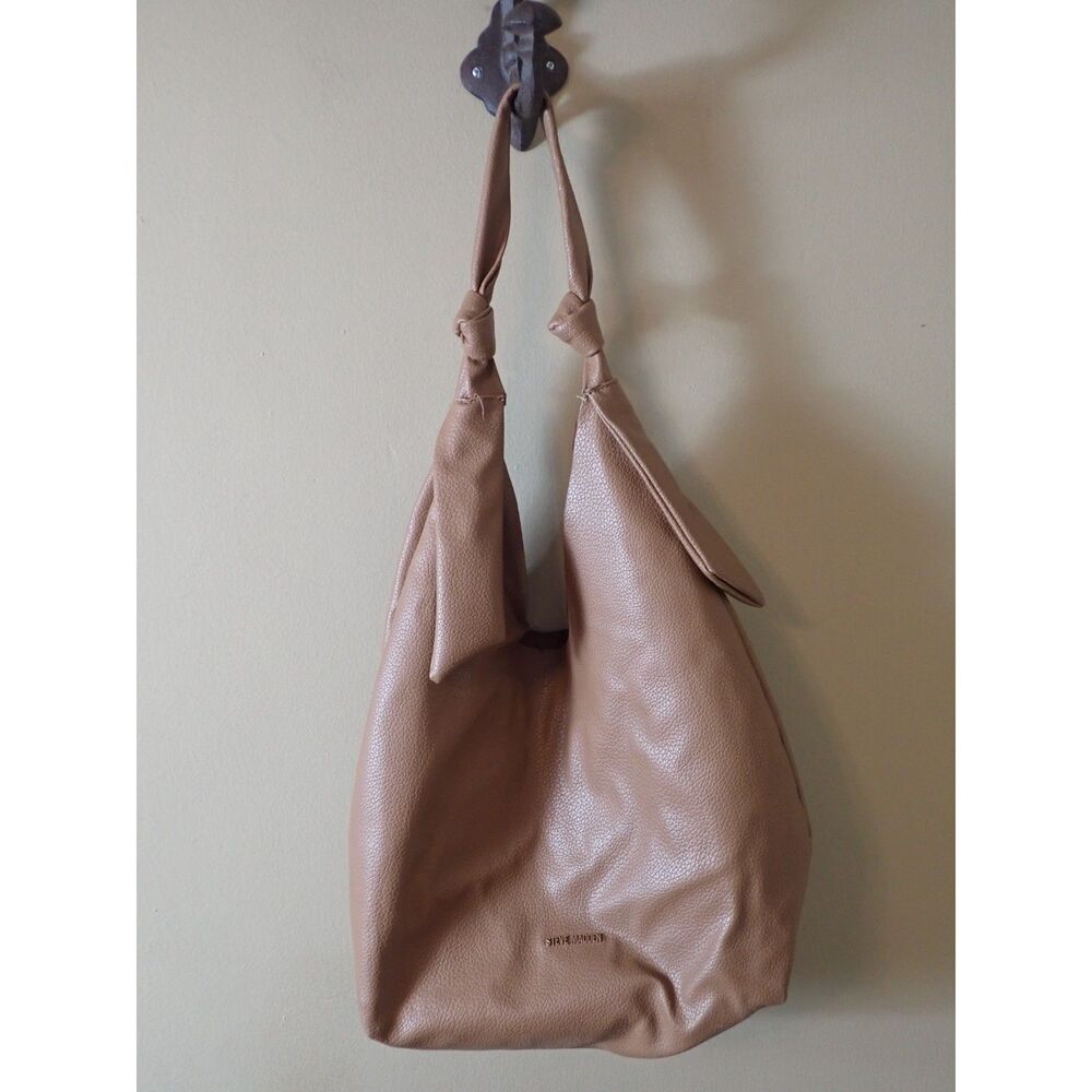 Steve Madden Large Hobo Bag Toffee Large Oversized Purse Tote